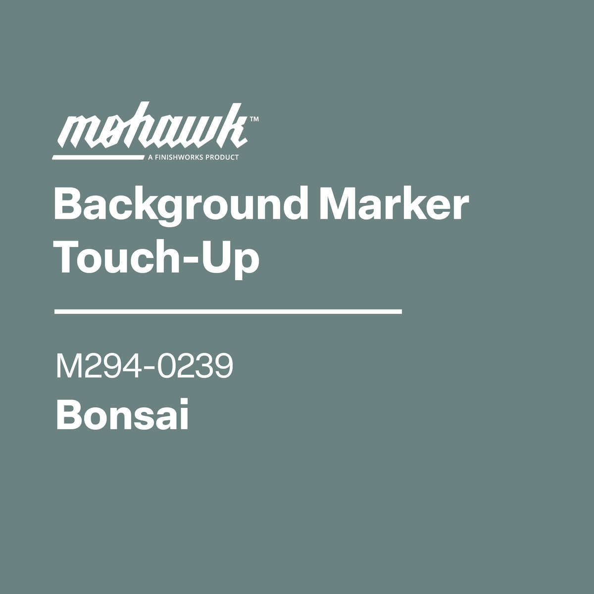 Mohawk Bonsai Background Touch-Up Marker for wood repair