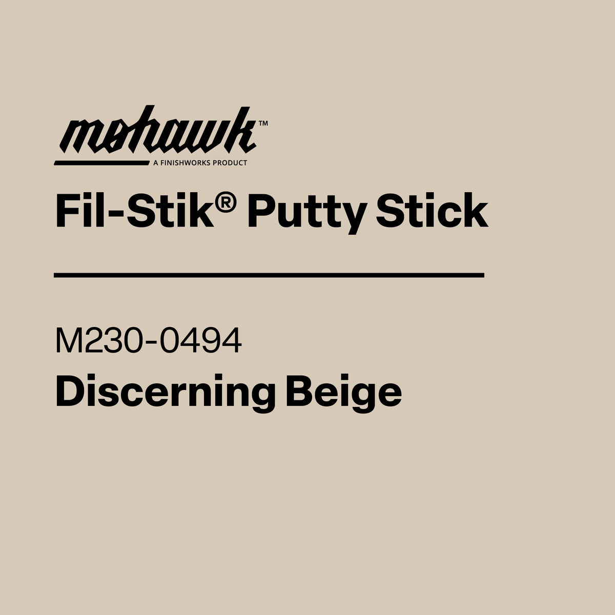 Mohawk M230-0494 Discerning Beige furniture scratch and nick touch-up stick