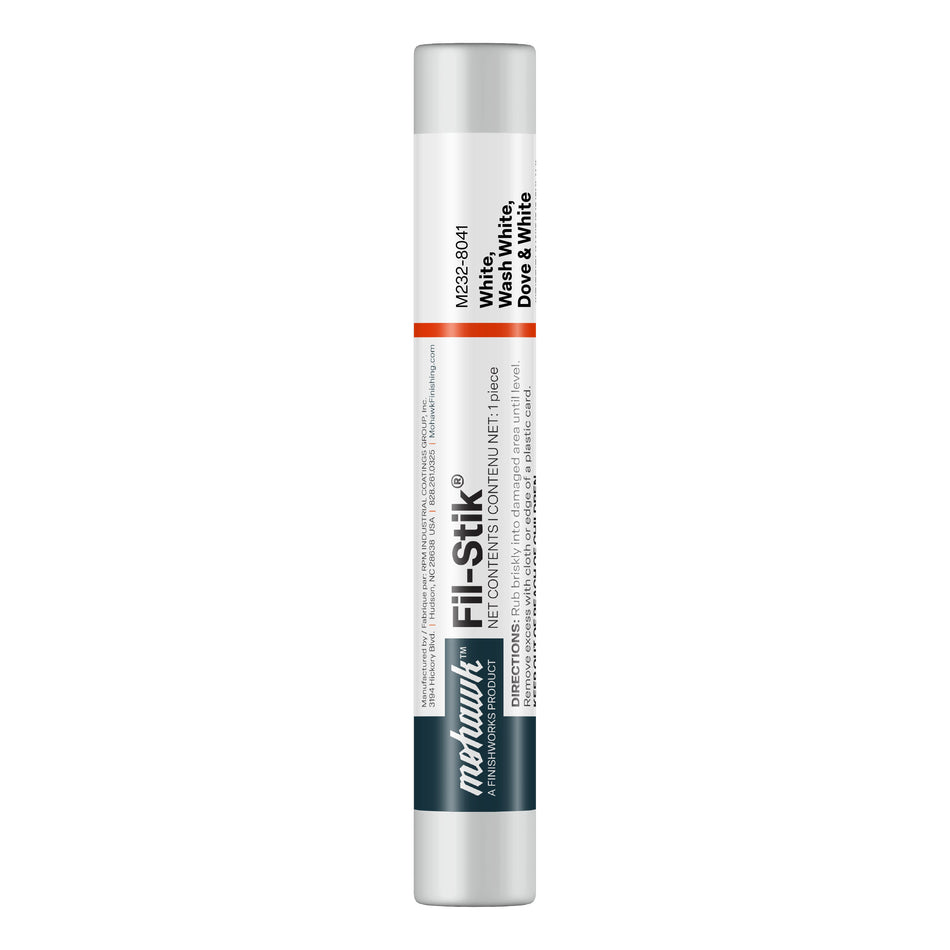 Mohawk White Wash White Dove White Fil-Stik wax putty stick for wood repair
