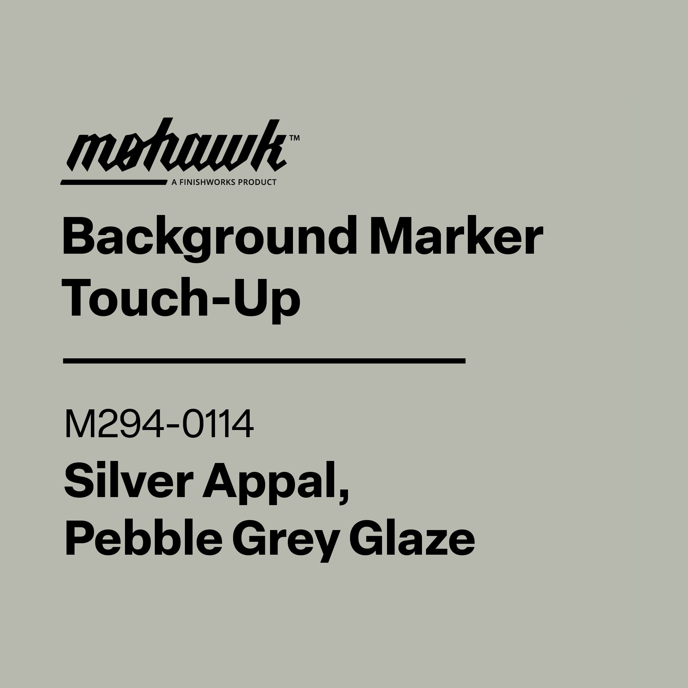 Mohawk M294-0114 Pebble Silver Appal Grey furniture touch-up marker for scratches