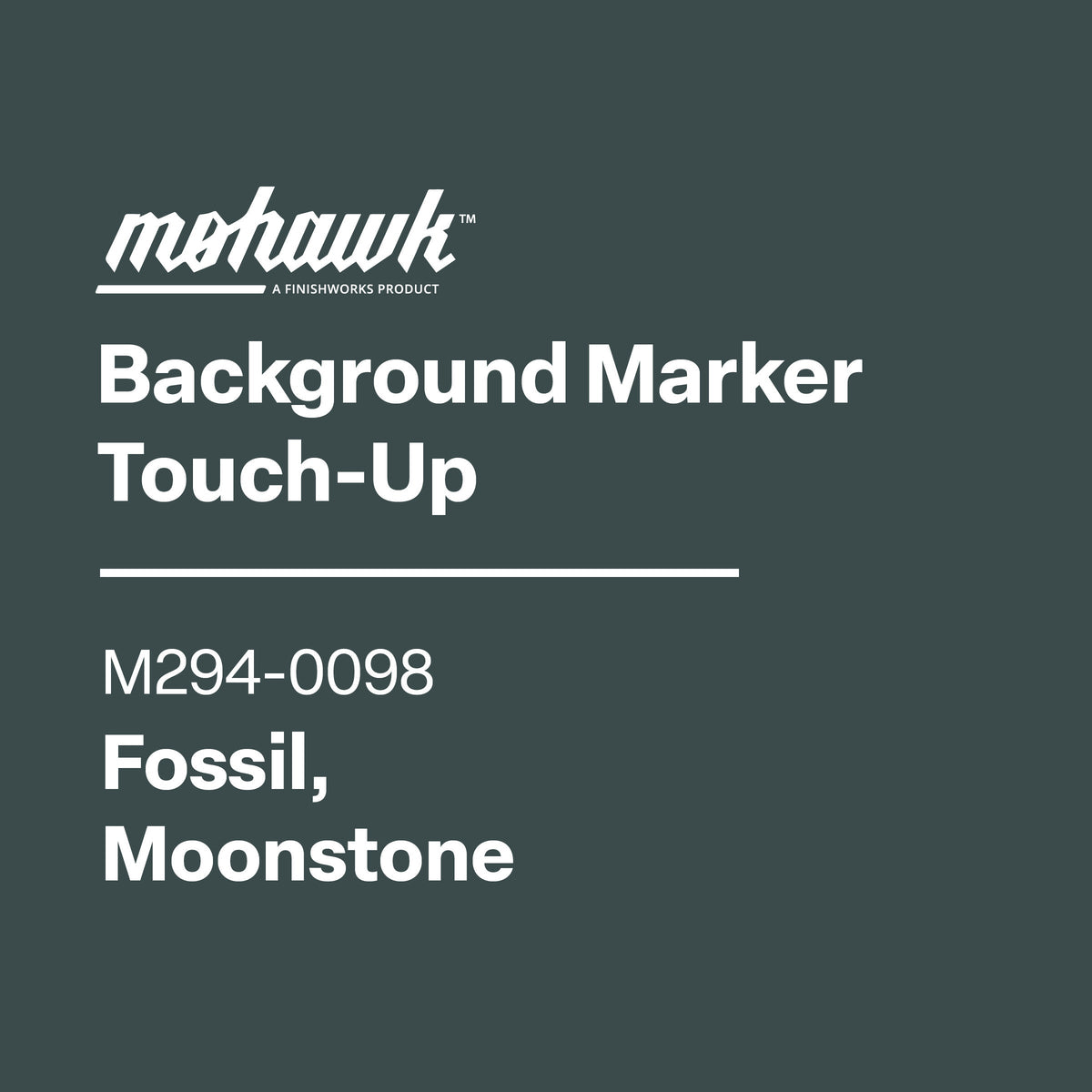 Mohawk Background Marker Touch-Up label on a dark gray background