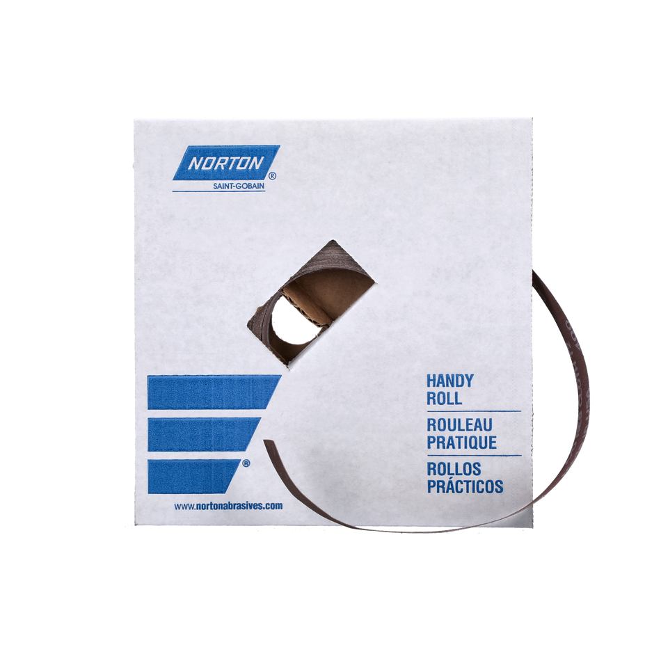 Norton Metalite 1 in x 50 Yd. Metalite Cloth Handy Roll P400 Grit Aluminum Oxide 66261126267 1 EA