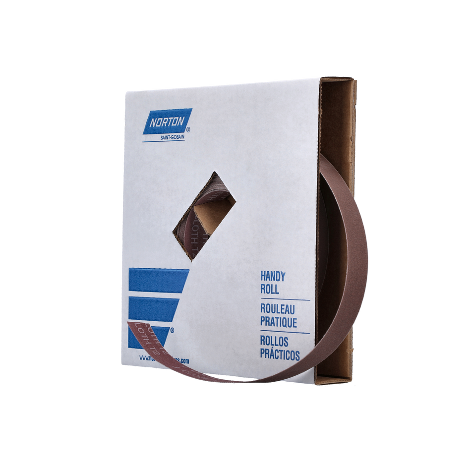Norton Metalite 1 in x 50 Yd. Metalite Cloth Handy Roll P320 Grit Aluminum Oxide 66261126268 1 EA