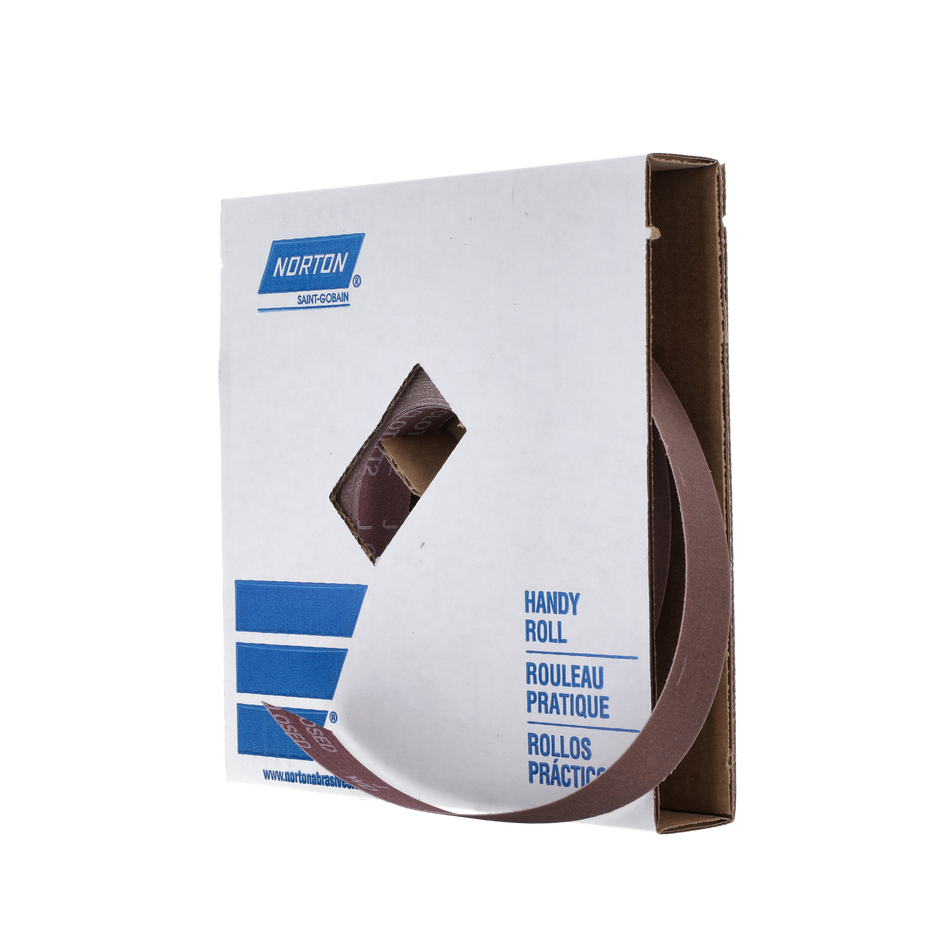 Norton Metalite 1 in x 50 Yd. Metalite Cloth Handy Roll P240 Grit Aluminum Oxide 66261126270 1 EA