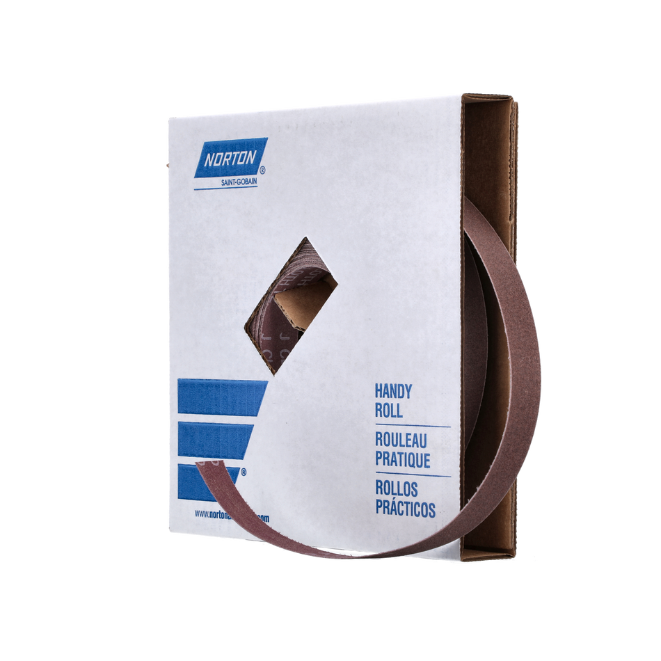Norton Metalite 1 in x 50 Yd. Metalite Cloth Handy Roll P150 Grit Aluminum Oxide 66261126273 1 EA