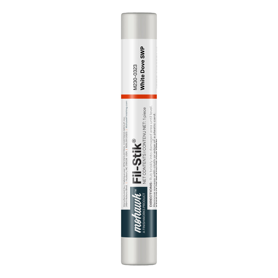 Mohawk White Dove SWP Fil-Stik wax putty stick for wood scratch repair