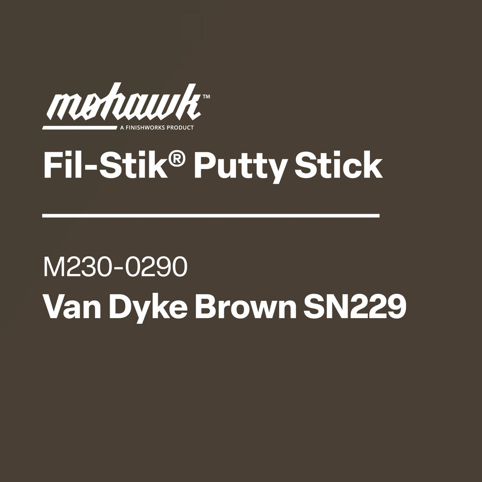 Mohawk M230-0290 Van Dyke Brown furniture touch-up filler stick