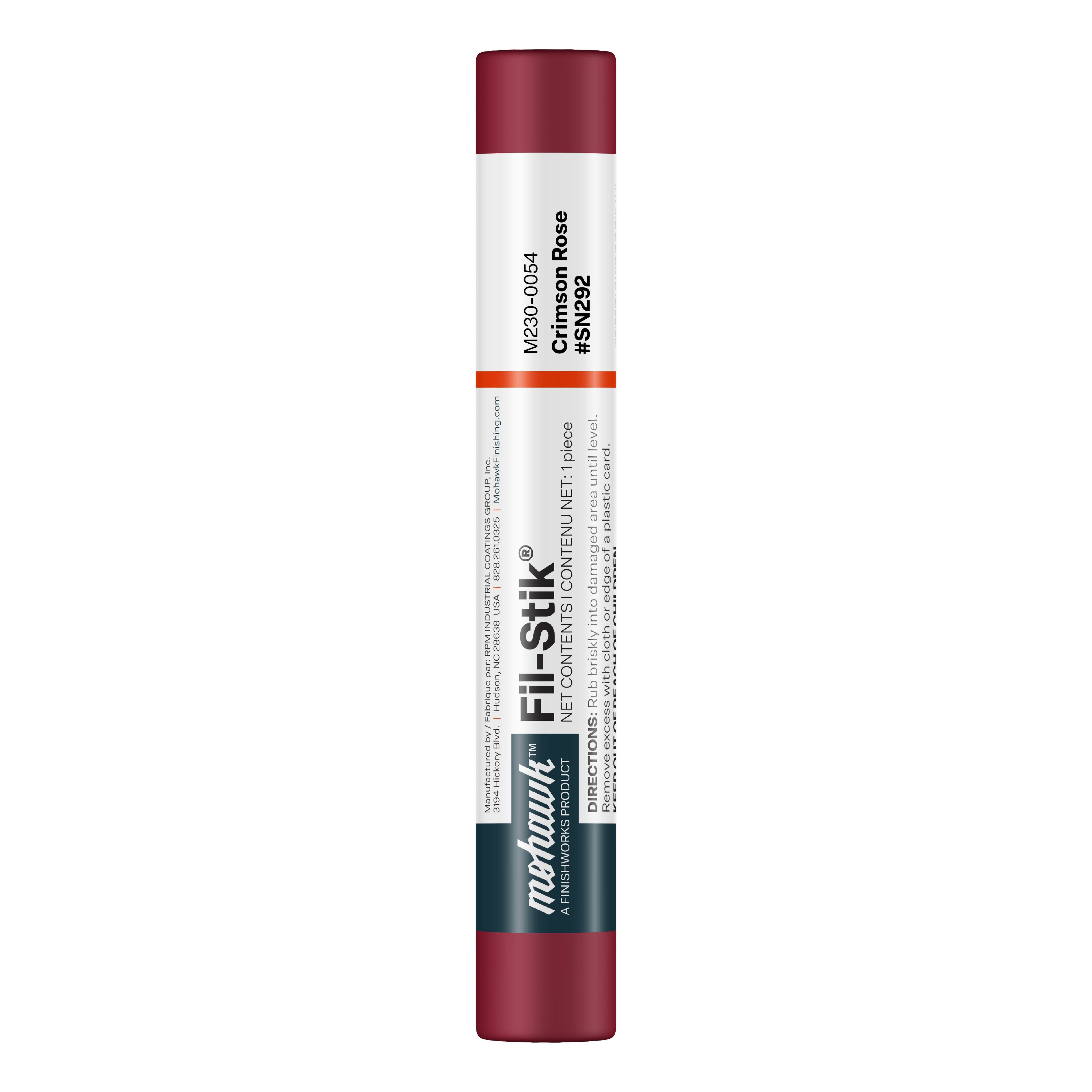 Mohawk Crimson Rose #SN292 Fil-Stik wax putty stick for wood repair