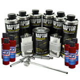 U-Pol Raptor Blood Red Bedliner Kit with Spray Gun