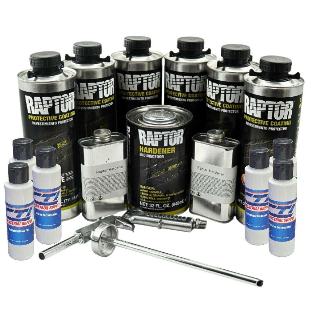 U-Pol Raptor Bright White Bedliner Kit with Spray Gun – CTI