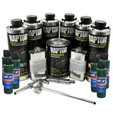 U-Pol Raptor Emerald Green Bedliner Kit with Spray Gun