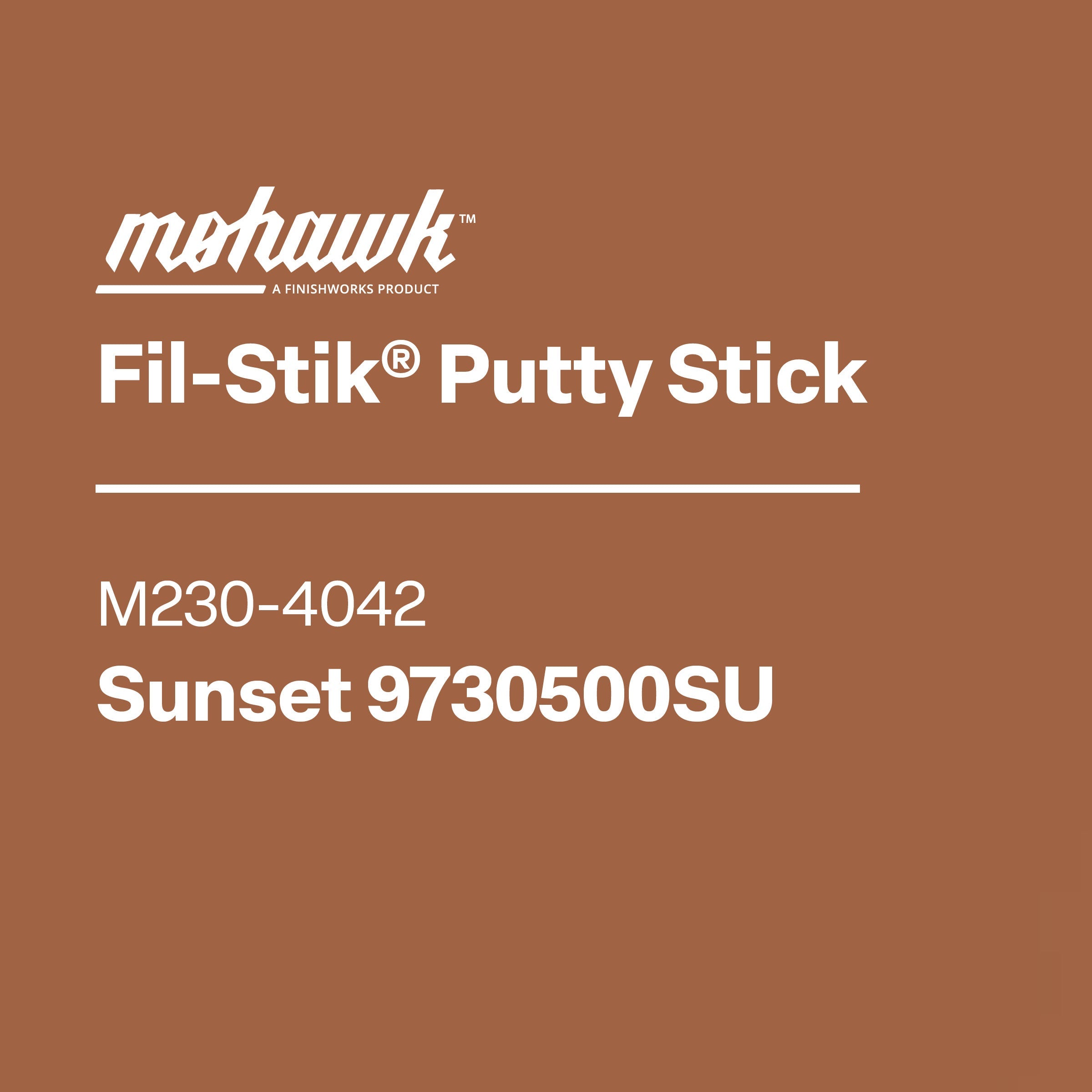 Mohawk M230-4042 Sunset furniture scratch and nick touch-up stick