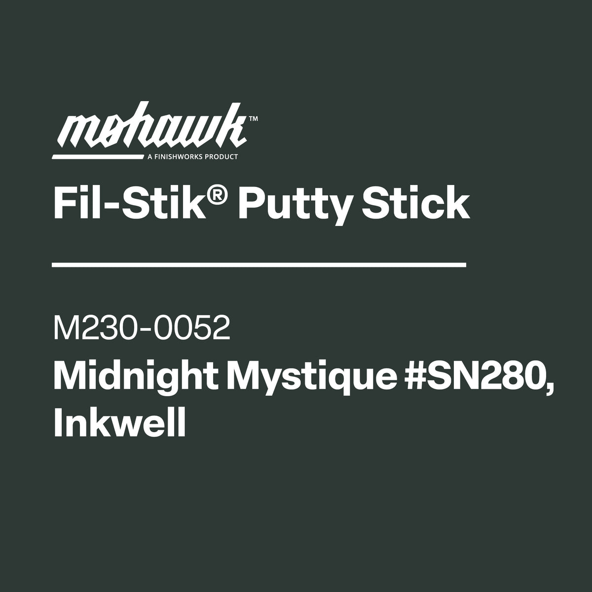 Mohawk M230-0052 Midnight Mystique furniture scratch and nick touch-up stick