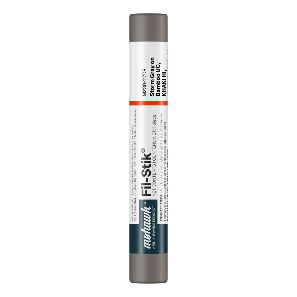 Mohawk Storm Gray On Bamboo UC Fil-Stik wax putty stick for wood repair