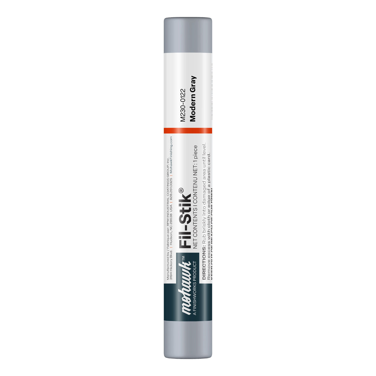 Mohawk Modern Gray Fil-Stik wax putty stick for wood repair