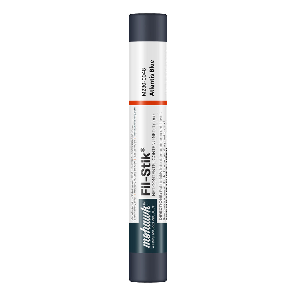 Mohawk Atlantis Blue Fil-Stik wax putty stick for wood repair
