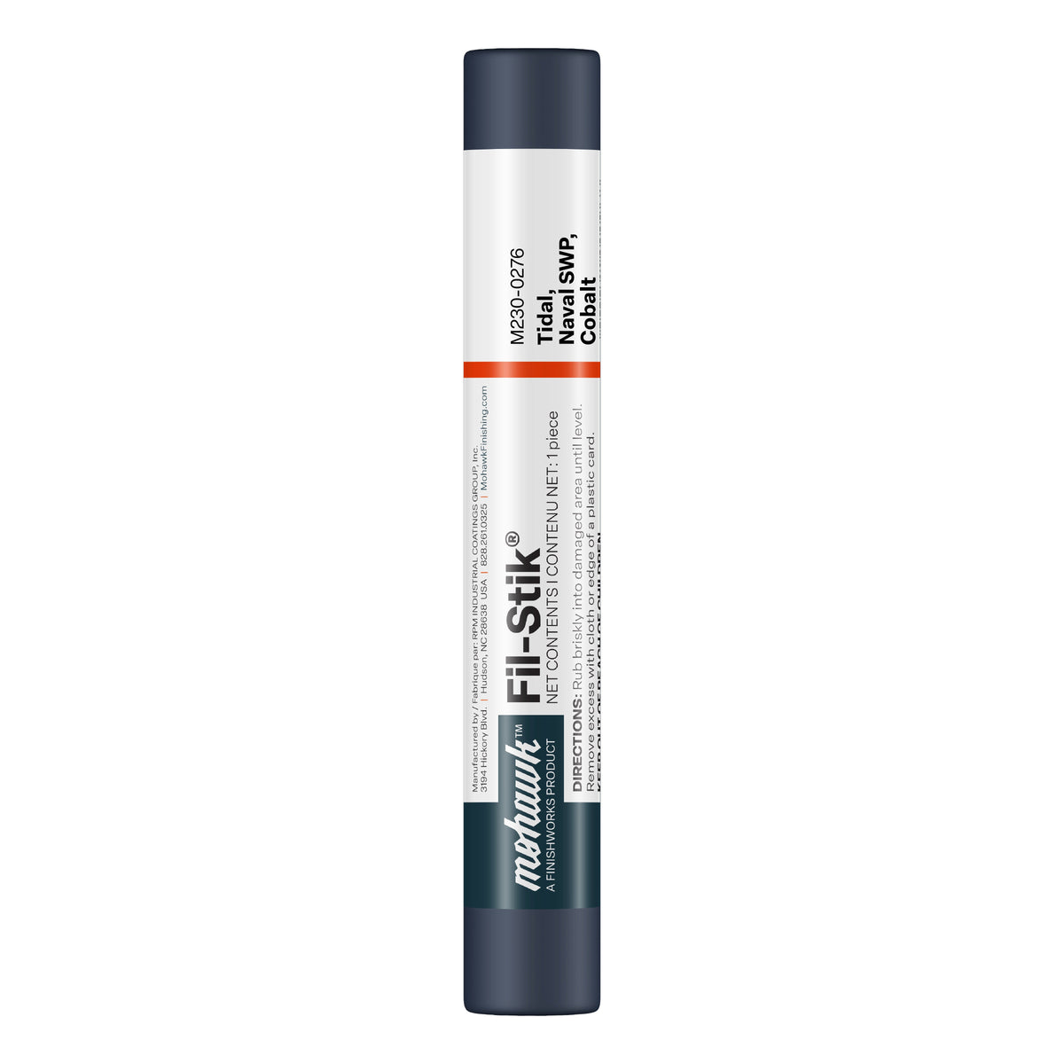Mohawk Tidal Naval SWP Cobalt Fil-Stik wax putty stick for wood repair