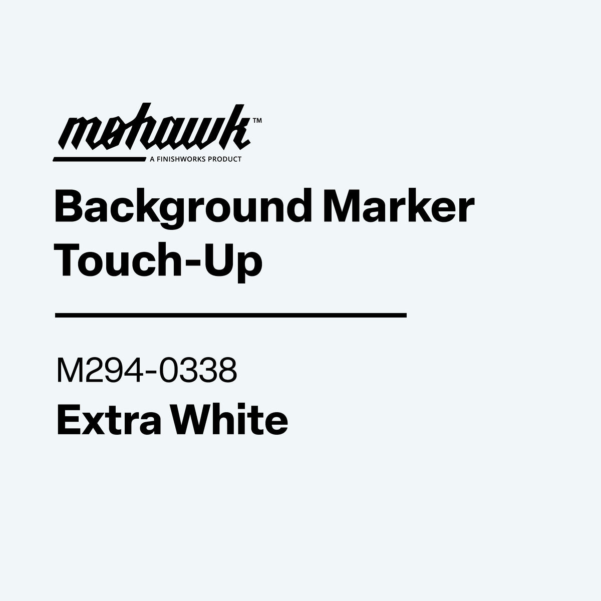 Mohawk Extra White background marker touch-up pen for wood finish repair