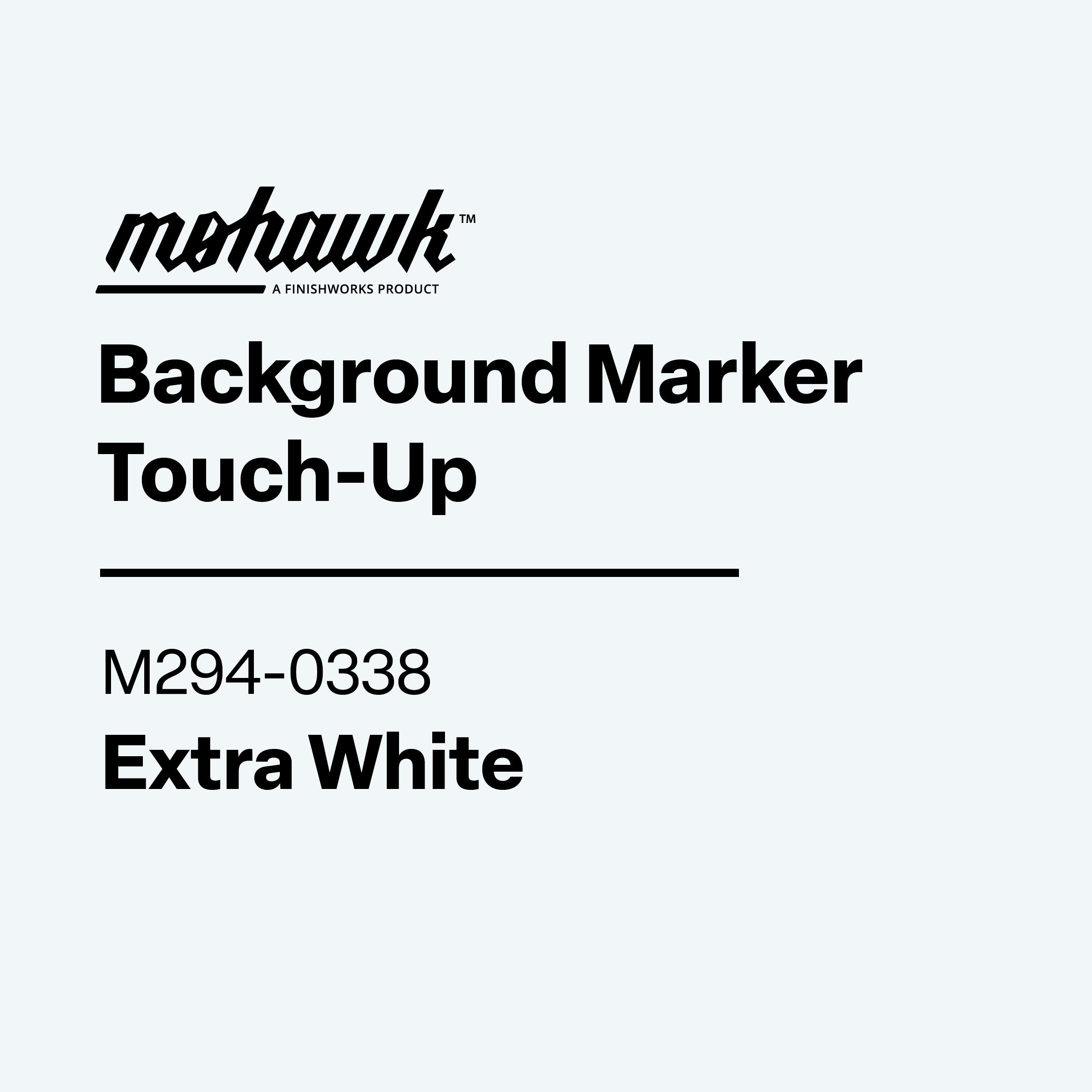 Mohawk Extra White background marker touch-up pen for wood finish repair
