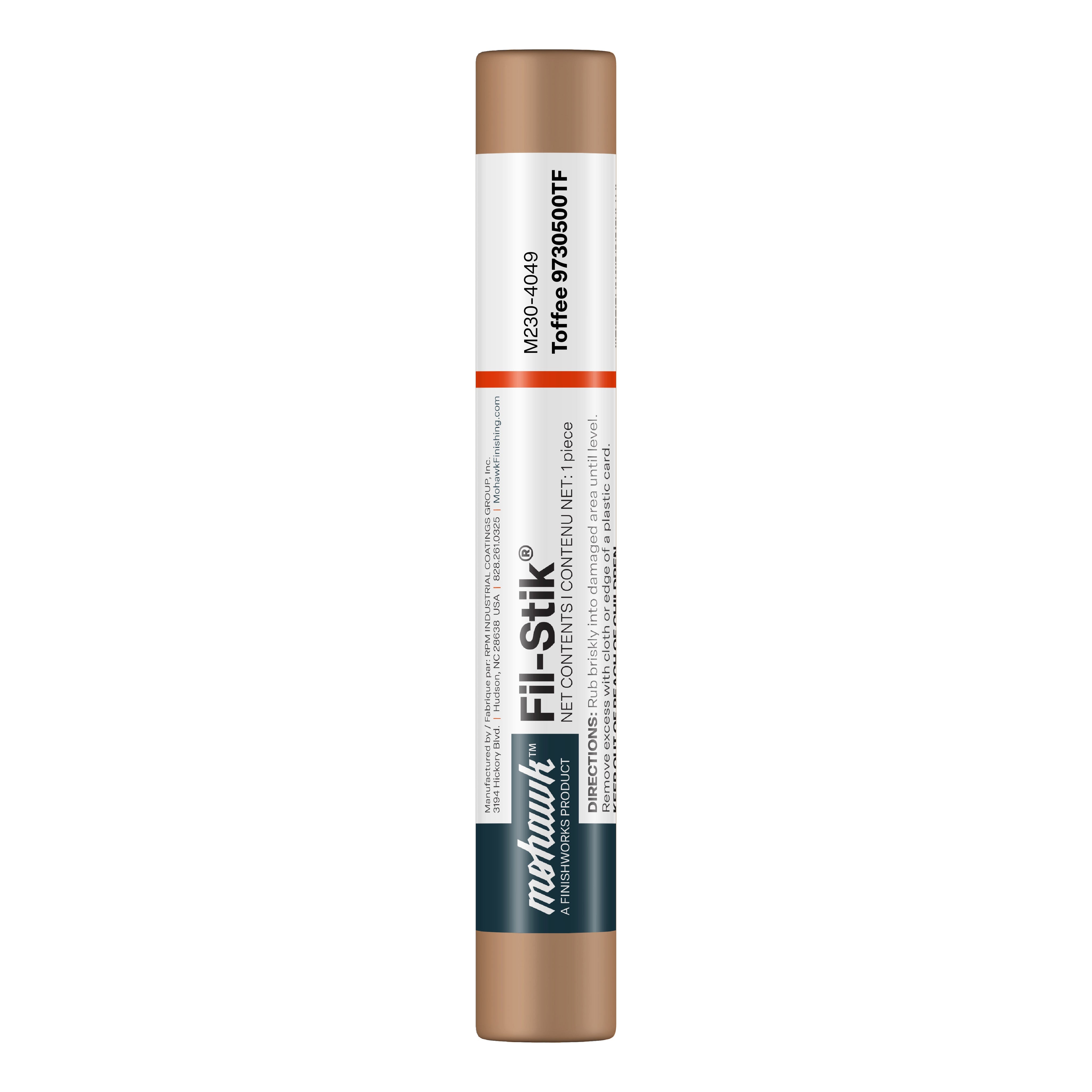 Mohawk Toffee 9730500TF Fil-Stik wax putty stick for wood repair
