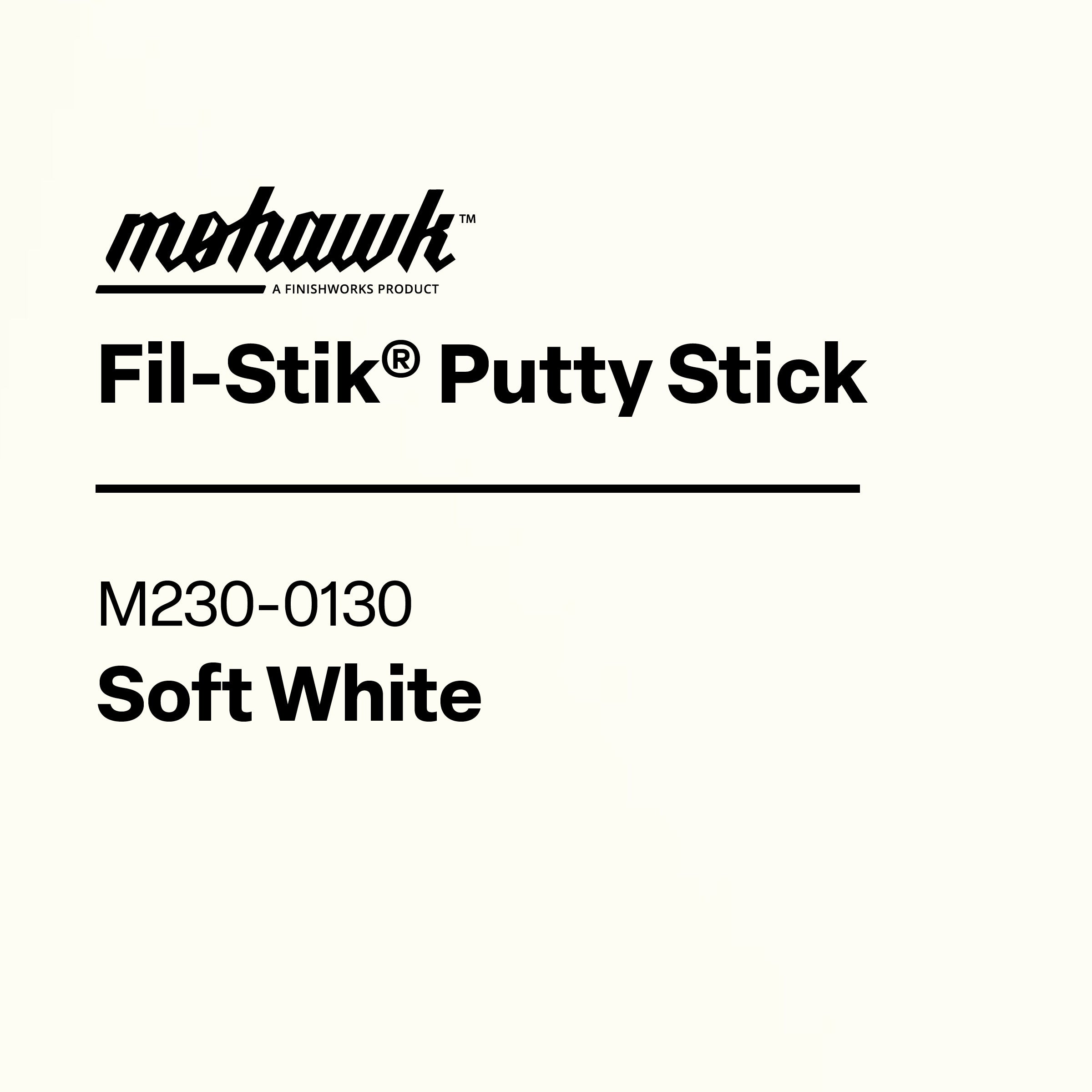 Mohawk M230-0130 Soft White furniture touch-up filler stick