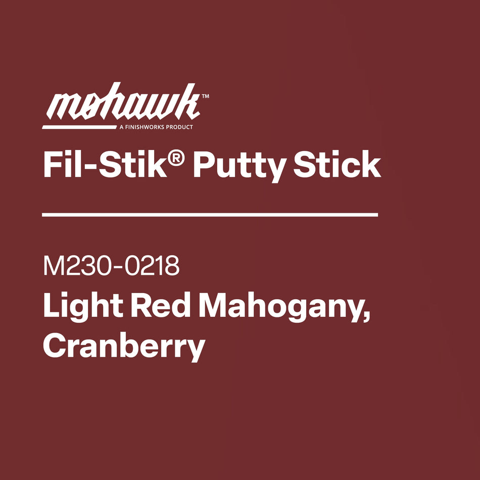 Mohawk Fil-Stik Light Red Mahogany, Cranberry