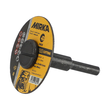 Mirka Holder for 2 in Cutting Disc, .25 in Shaft, 1/Pkg