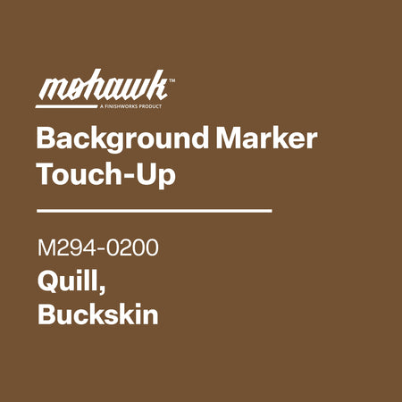 Mohawk Background Marker Touch-Up label on a brown background