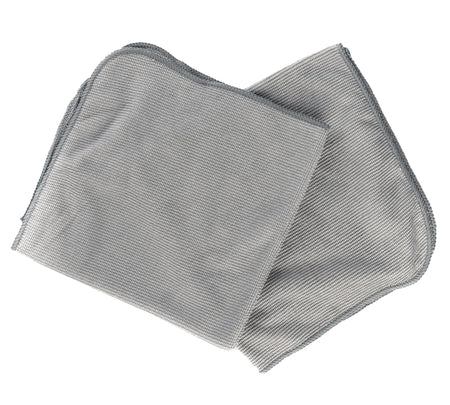 Mirka Microfiber Cloth 15.75 x 15.75 in Grey, 2/Pkg