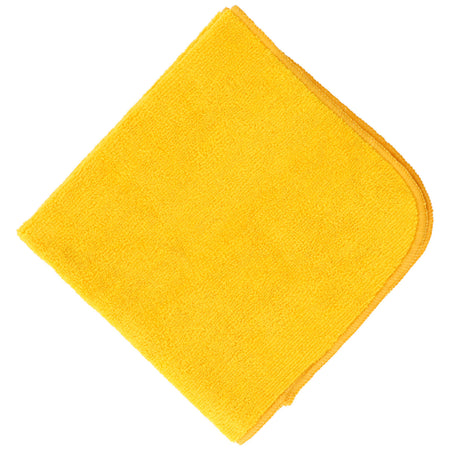 Mirka Microfiber Cloth 15.75 x 15.75 in Yellow, 5/Pkg