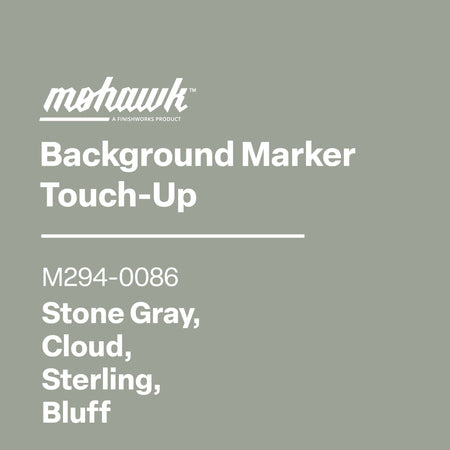 Gray background with Mohawk branding and text about background marker touch-up.