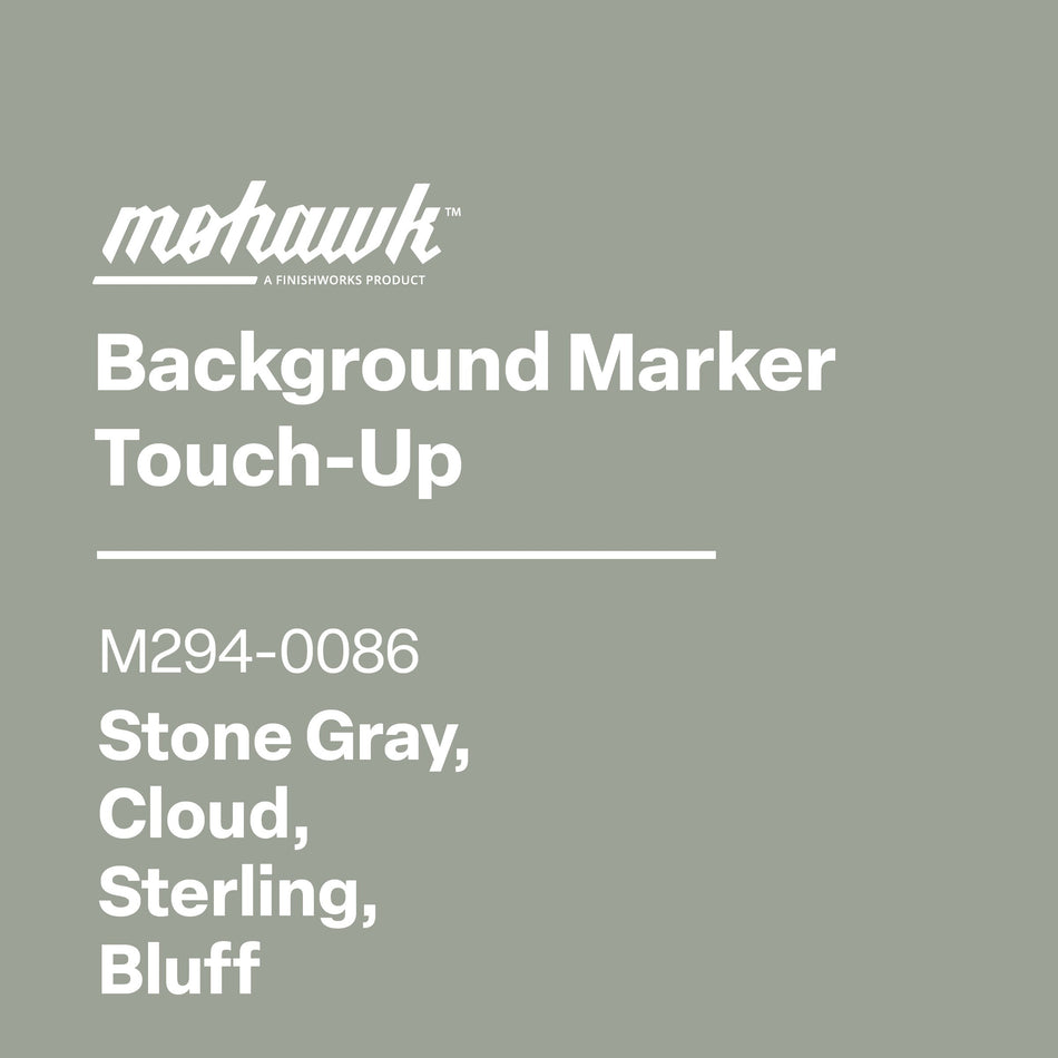 Gray background with Mohawk branding and text about background marker touch-up.