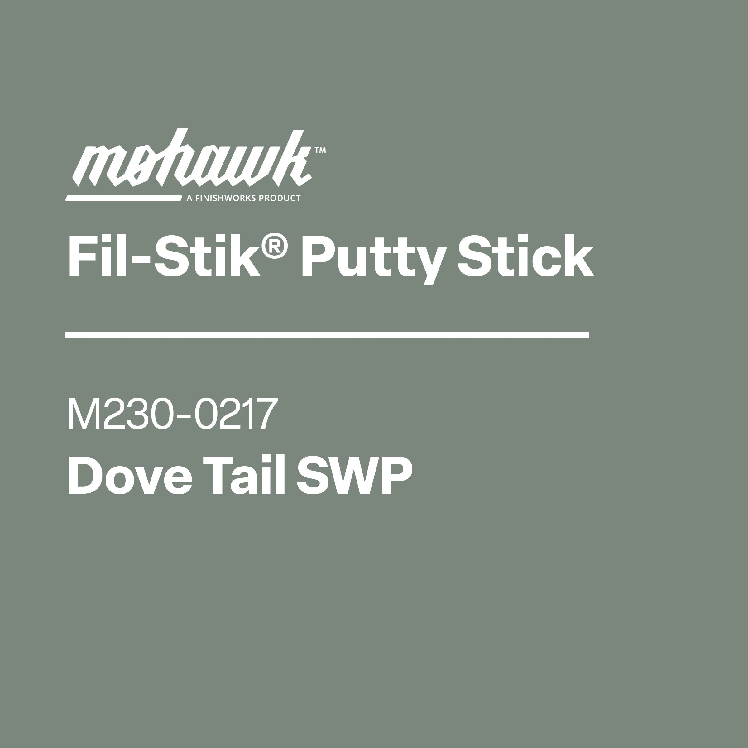 Mohawk M230-0217 Dove Tail furniture scratch and nick touch-up stick