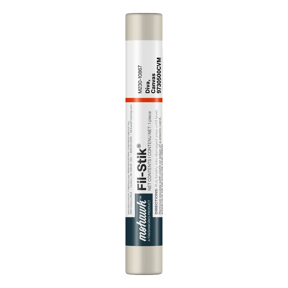 Mohawk Diva Canvas Fil-Stik wax putty stick for wood repair
