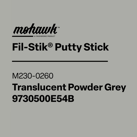 Mohawk M230-0260 Translucent Powder Grey furniture touch-up filler stick