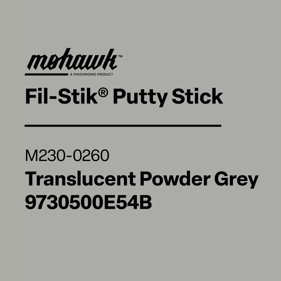 Mohawk M230-0260 Translucent Powder Grey furniture touch-up filler stick