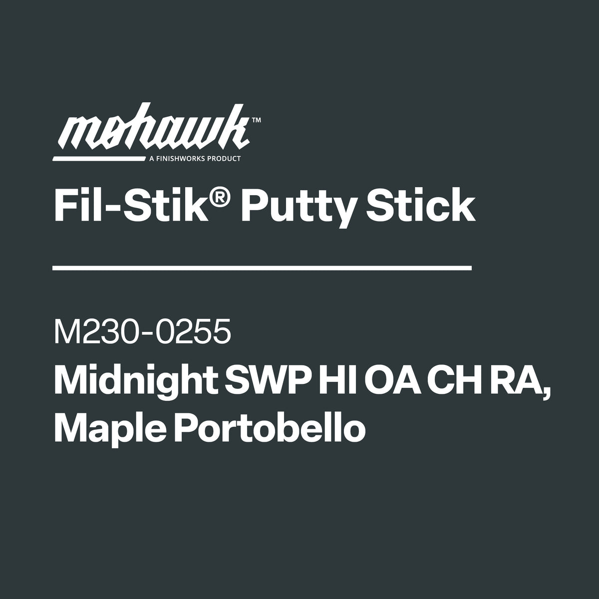 Mohawk M230-0255 Midnight furniture scratch and nick touch-up stick
