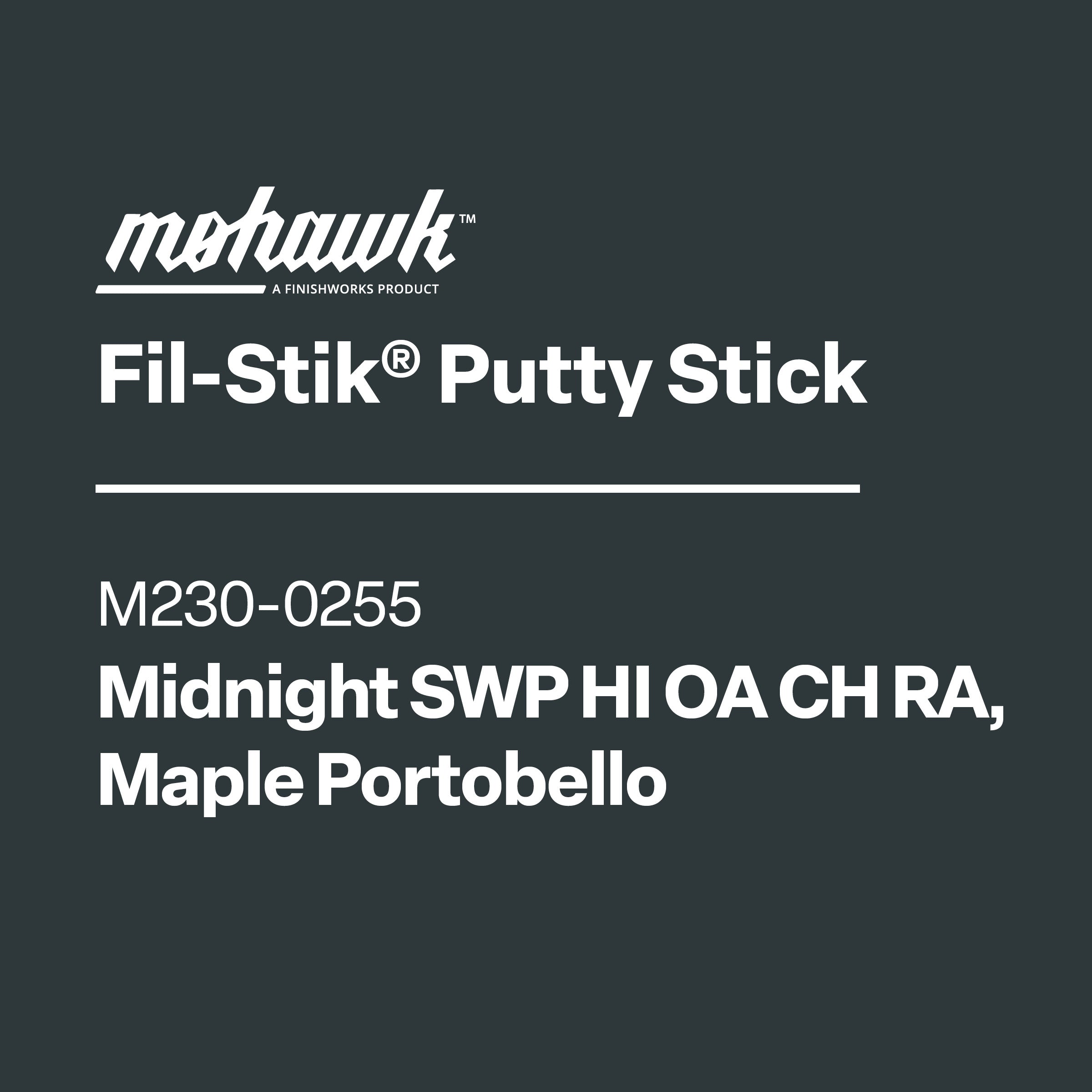 Mohawk M230-0255 Midnight furniture scratch and nick touch-up stick