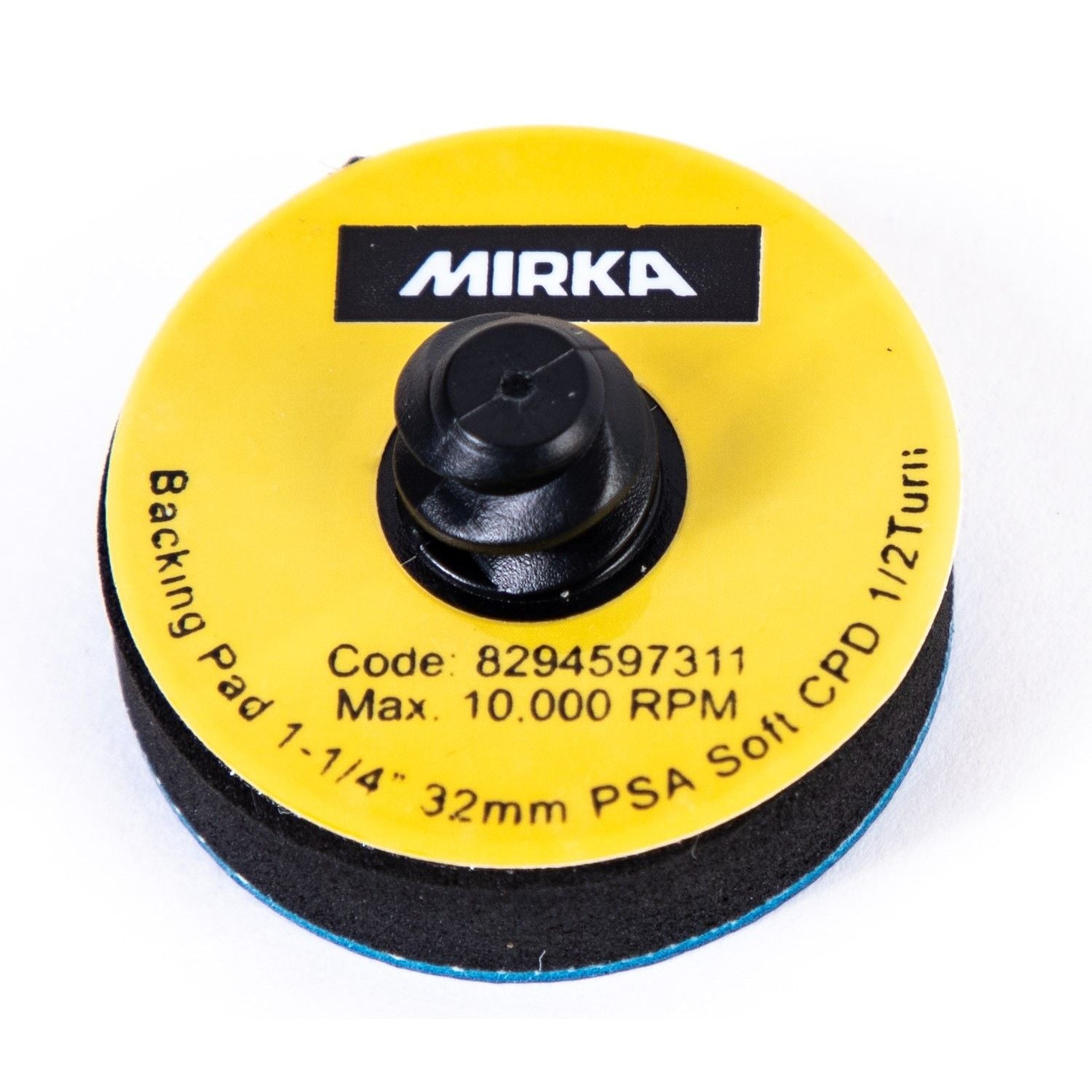 Mirka Backup Pad 1.25 in PSA Soft Quick Lock CPD, 10/Pkg