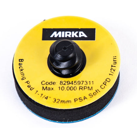 Mirka Backup Pad 1.25 in PSA Soft Quick Lock CPD, 10/Pkg