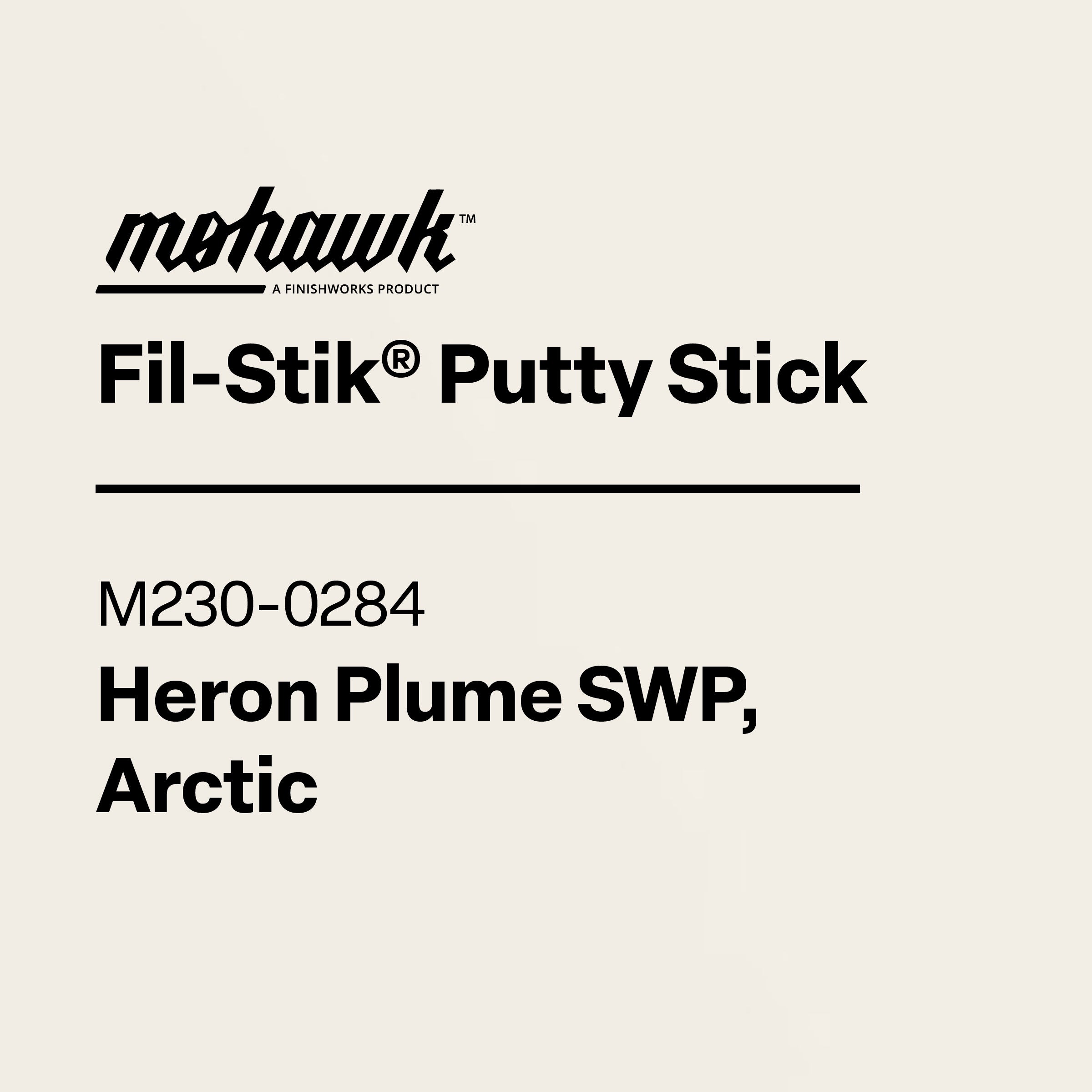 Mohawk M230-0284 Heron Plume furniture scratch and nick touch-up stick