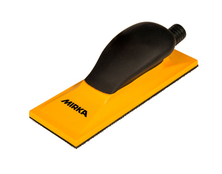 Mirka Hand Sanding Block 2.75 in x8 in Grip 22H Yellow, 1/Pkg