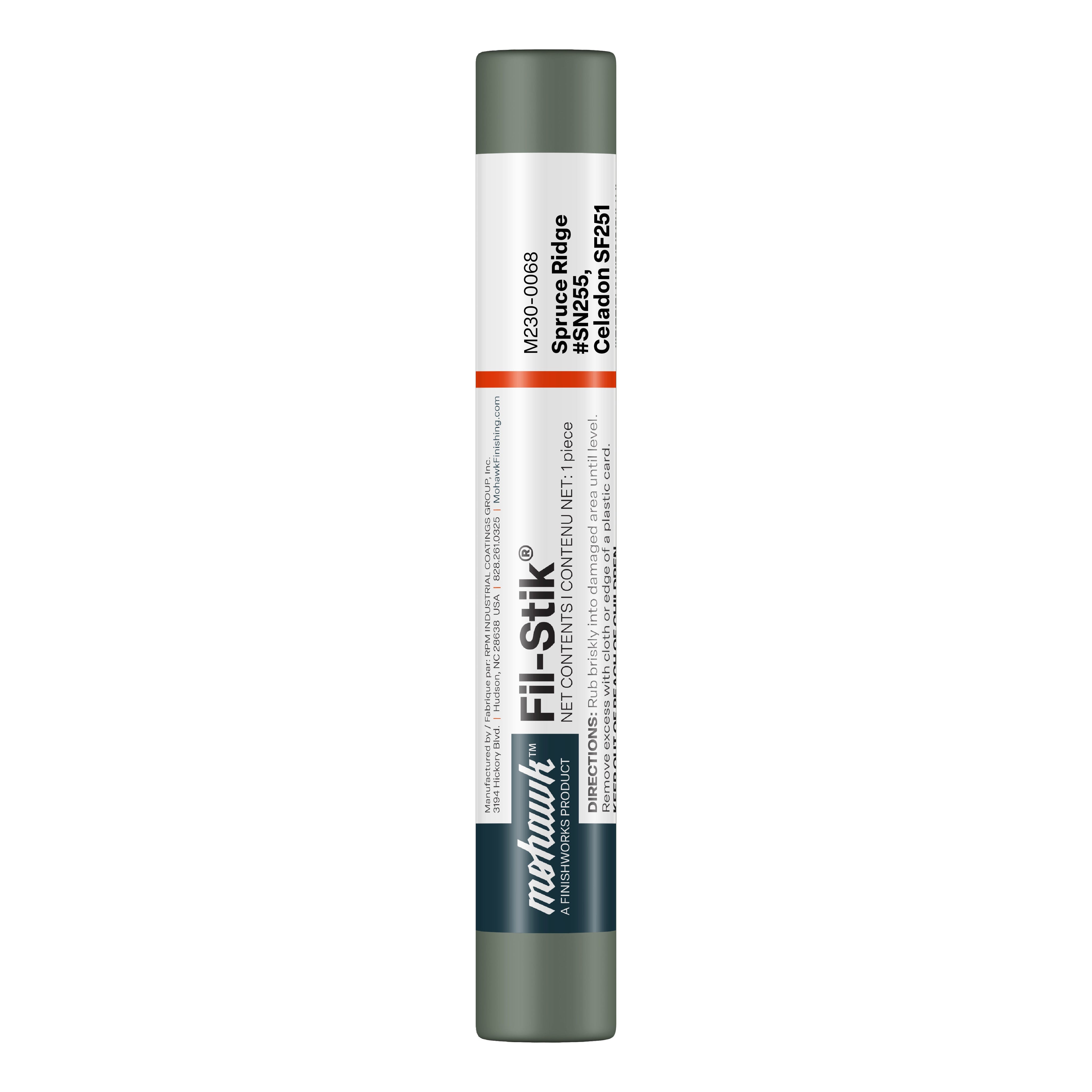 Mohawk Spruce Ridge Celadon Fil-Stik wax putty stick for wood repair