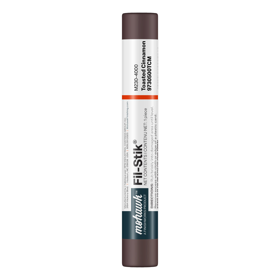 Mohawk Toasted Cinnamon Fil-Stik wax putty stick for wood repair