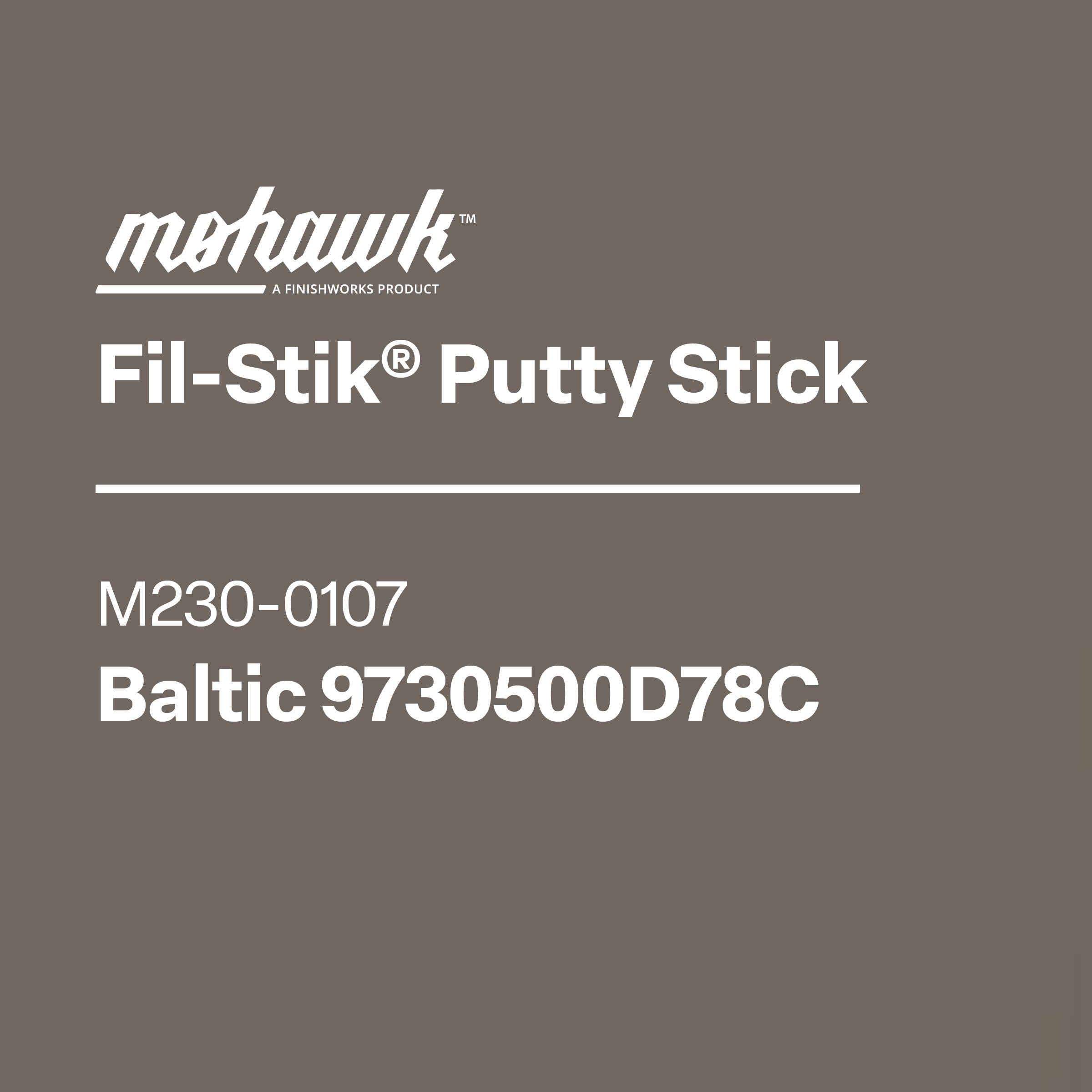 Mohawk M230-0107 Baltic furniture scratch and nick touch-up stick