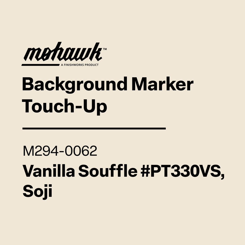 Mohawk Background Marker Touch-Up label on a beige background