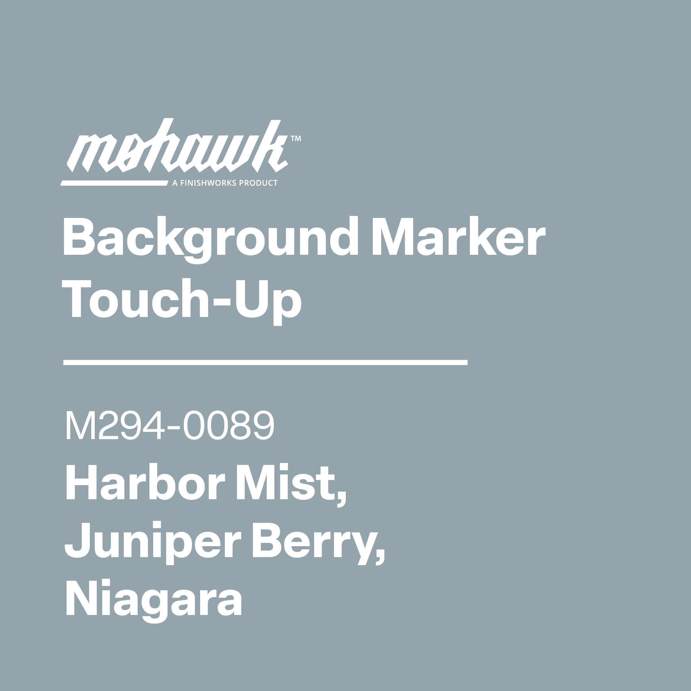 Mohawk Background Marker Touch-Up product information on a gray background