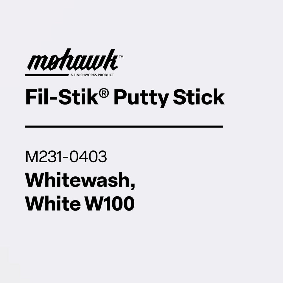 Mohawk M231-0403 Whitewash furniture scratch and nick touch-up stick