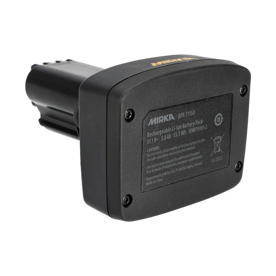 Mirka Intelligent Battery BPA 11150 11.1V 5.0Ah, 1/Pkg