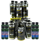U-Pol Raptor Emerald Green Bedliner Kit with Spray Gun